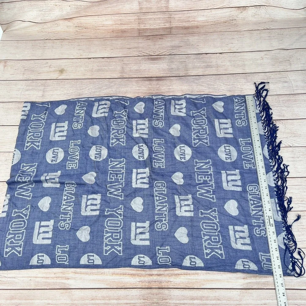 NFL New York Giants Pashmina Love Print Scarf